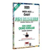 Yargı Yayınları 2025 MEB-AGS ÖABT Fen Bilimleri Öğretmenliği Son 5 Sınav Çıkmış Sorular