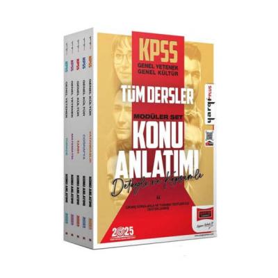 Yargı Yayınları 2025 KPSS GK-GY Konu Anlatımlı Modüler Set