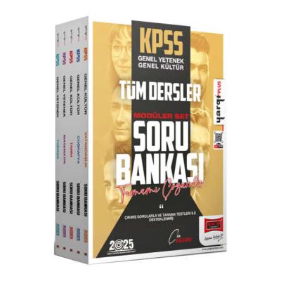 Yargı Yayınları 2025 KPSS GK-GY Tamamı Çözümlü Modüler Soru Bankası Seti