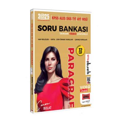 Yargı Yayınları 2025 KPSS ALES DGS TYT AYT MSÜ Tamamı Video Çözümlü Paragraf Soru Bankası (Cansu Bolat)