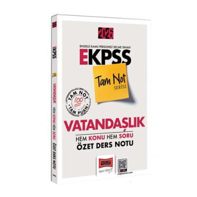 Yargı Yayınları 2026 E KPSS Tam Not Serisi Vatandaşlık Hem Konu Hem Soru Özet Ders Notu