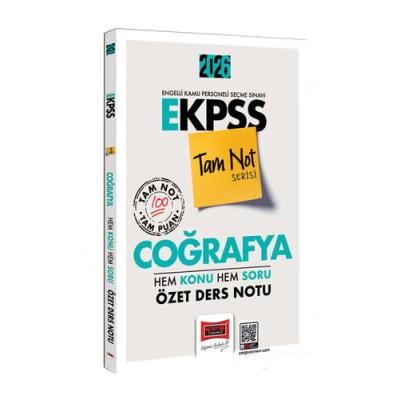 Yargı Yayınları 2026 E KPSS Tam Not Serisi Coğrafya Hem Konu Hem Soru Özet Ders Notu