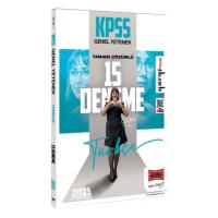 Yargı Yayınları 2025 KPSS Genel Yetenek Tamamı Çözümlü Türkçe 15 Deneme