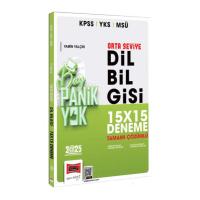 Yargı Yayınları 2025 KPSS YKS MSÜ Tamamı Çözümlü Panik Yok Orta Seviye Dil Bilgisi 15x15 Deneme