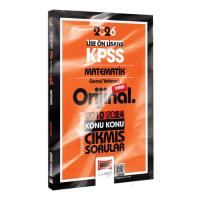 Yargı Yayınları 2026 KPSS Lise-Önlisans Matematik Orijinal 2010-2024 Konu Konu Çıkmış Sorular
