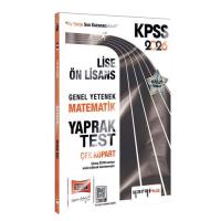 Yargı Yayınları 2026 KPSS Lise-Ön Lisans Genel Yetenek Matematik Çek Kopart Yaprak Test