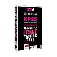 Yargı Yayınları 2026 KPSS Lise Ön Lisans GK-GY Tüm Dersler Tek Kitap Efsane Çek Kopart Yaprak Test