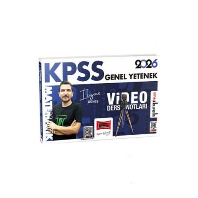 Yargı Yayınları 2026 KPSS Genel Yetenek Matematik Video Ders Notları (İlyas Güneş)
