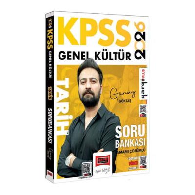 Yargı Yayınları 2026 KPSS Genel Kültür Tamamı Çözümlü Tarih Soru Bankası (Günay Göktaş)