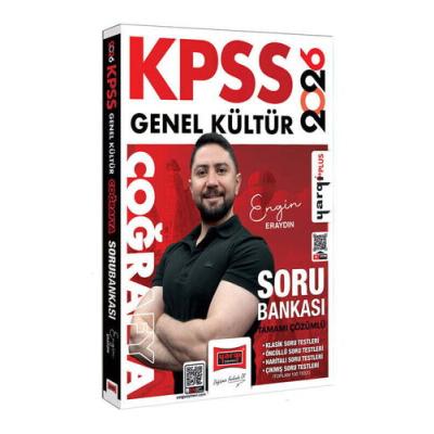 Yargı Yayınları 2026 KPSS Genel Kültür Tamamı Çözümlü Coğrafya Soru Bankası (Engin Eraydın)