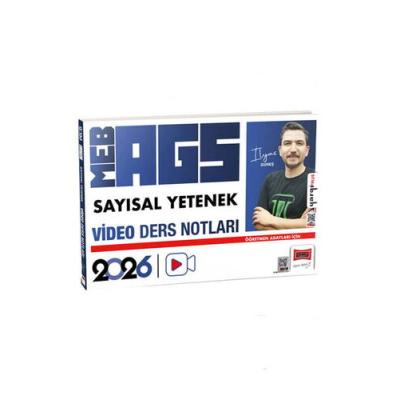 Yargı Yayınları 2026 MEB-AGS Öğretmen Adayları İçin Sayısal Yetenek Video Ders Notları (İlyas Güneş)