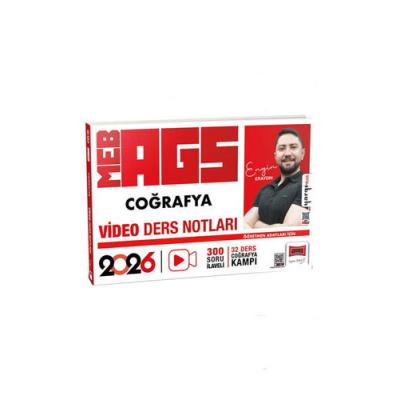Yargı Yayınları 2026 MEB-AGS Öğretmen Adayları İçin Coğrafya Video Ders Notları (Engin Eraydın)
