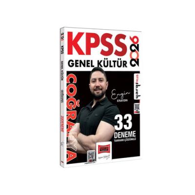 Yargı Yayınları 2026 KPSS Genel Kültür Tamamı Çözümlü Coğrafya 33 Deneme (Engin Eraydın)