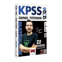 Yargı Yayınları 2026 KPSS Genel Yetenek Tamamı Çözümlü Matematik 22 Deneme (İlyas Güneş)