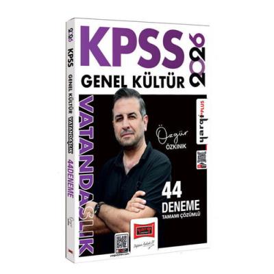 Yargı Yayınları 2026 KPSS Genel Kültür Tamamı Çözümlü Vatandaşlık 44 Deneme (Özgür Özkınık)
