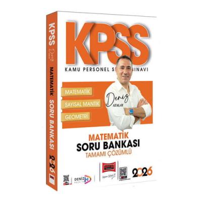 Yargı Yayınları 2026 KPSS Genel Yetenek Tamamı Çözümlü Matematik Soru Bankası (Deniz Atalay)