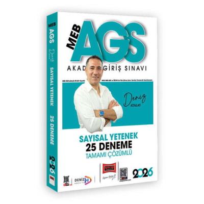 Yargı Yayınları 2026 MEB-AGS Sayısal Yetenek Tamamı Çözümlü 25 Deneme (Deniz Atalay)