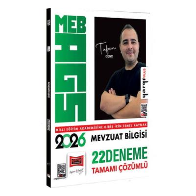 Yargı Yayınları 2026 MEB-AGS Mevzuat Bilgisi Tamamı Çözümlü 22 Deneme (Tufan Genç)