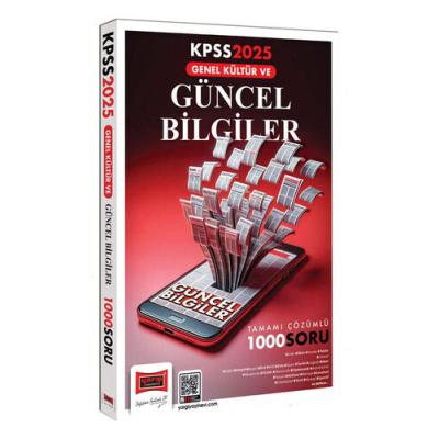 Yargı Yayınları 2025 KPSS Genel Kültür Güncel Bilgiler Tamamı Çözümlü 1000 Soru