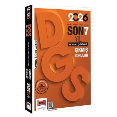 Yargı Yayınları 2026 DGS Sayısal-Sözel Yetenek Son 7 Yıl Çıkmış Sorular
