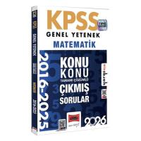 Yargı Yayınları 2026 KPSS Genel Yetenek Matematik 2016-2026 Konu Konu Tamamı Çözümlü Çıkmış Sorular