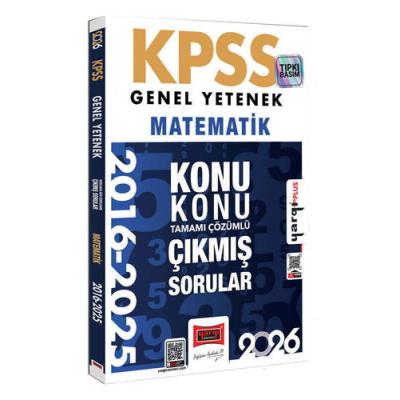 Yargı Yayınları 2026 KPSS Genel Yetenek Matematik 2016-2026 Konu Konu Tamamı Çözümlü Çıkmış Sorular
