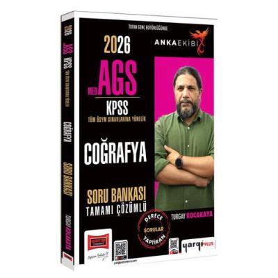 Yargı Yayınları 2026 MEB-AGS KPSS Anka Ekibi Tamamı Çözümlü Coğrafya Soru Bankası (Turgay Kocakaya)