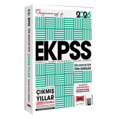 Yargı Yayınları 2026 Tüm Adaylar İçin E KPSS GK-GY Tüm Dersler (2016-2024) Çıkmış Sorular Kitabı