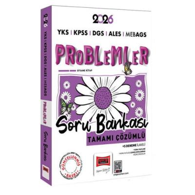 Yargı Yayınları 2026 YKS KPSS ALES DGS MEB-AGS Papatya Serisi Problemler Tamamı Çözümlü Soru Bankası