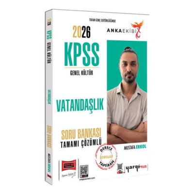 Yargı Yayınları 2026 KPSS Genel Kültür Vatandaşlık Tamamı Çözümlü Soru Bankası (Mustafa Erkol)