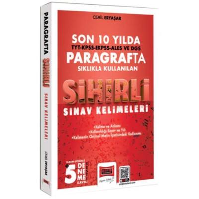 Yargı Yayınları KPSS ALES DGS E KPSS TYT İçin Son 10 Yılda Paragrafta Sıklıkla Kullanılan Sihirli Sınav Kelimeleri