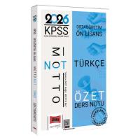 Yargı Yayınları 2026 KPSS Ortaöğretim Ön Lisans Motto Serisi Türkçe Özet Ders Notu