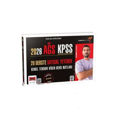 Yargı Yayınları 2026 Anka Ekibi MEB-AGS KPSS 20 Derste Sayısal Yetenek Genel Tekrar Video Ders Notları