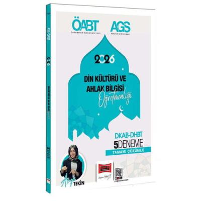 Yargı Yayınları 2026 ÖABT MEB-AGS DKAB-DHBT Din Kültürü ve Ahlak Bilgisi Öğretmenliği Tamamı Çözümlü 5 Deneme