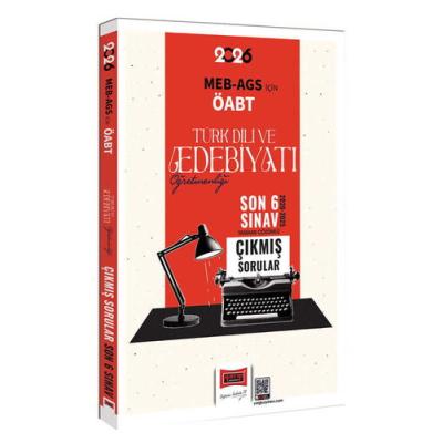 Yargı Yayınları 2026 ÖABT MEB-AGS Türk Dili ve Edebiyatı Öğretmenliği Tamamı Çözümlü Son 6 Sınav Çıkmış Sorular