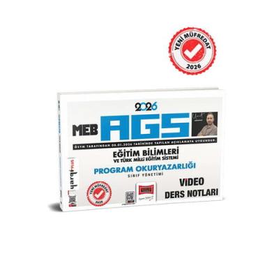 Yargı Yayınları 2026 MEB-AGS Eğitim Bilimleri ve Türk Milli Eğitim Sistemi Program Okuryazarlığı Sınıf Yönetimi Video Ders Notları