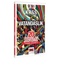 Yargı Yayınları 2026 KPSS ve Diğer Tüm Sınavlara Yönelik Tamamı Çözümlü Vatandaşlık 20 Deneme