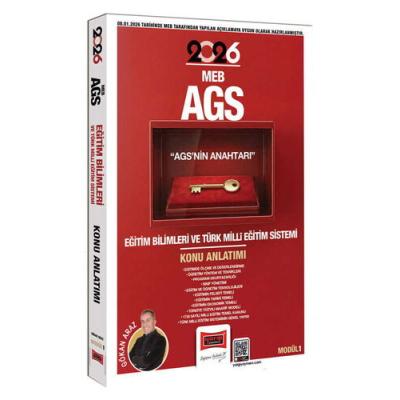 Yargı Yayınları 2026 MEB-AGS Anahtarı Eğitim Bilimleri ve Türk Milli Eğitim Sistemi Konu Anlatımı Modül 1