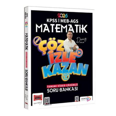Yargı Yayınları 2026 KPSS MEB-AGS Matematik Çöz İzle Kazan Tamamı Video Çözümlü Soru Bankası