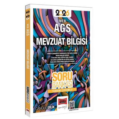 Yargı Yayınları 2026 MEB-AGS Mevzuat Bilgisi Tamamı Çözümlü Soru Bankası Cangül Erlik