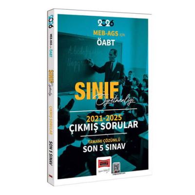 Yargı Yayınları 2026 MEB - AGS İçin ÖABT Sınıf Öğretmenliği 2021-2025 Tamamı Çözümlü Son 5 Sınav Çıkmış Sorular
