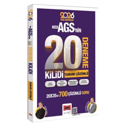 Yargı Yayınları 2026 MEB-AGS Kilidi Tamamı Çözümlü 20 Deneme