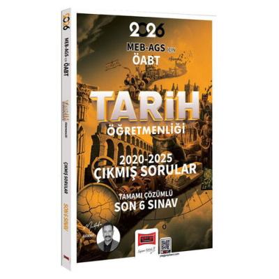 Yargı Yayınları 2026 MEB-AGS ÖABT Tarih Öğretmenliği Tamamı Çözümlü Son 6 Sınav Çıkmış Sorular