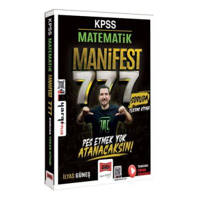 Yargı Yayınları KPSS Matematik Manifest Serisi 777 Soruda Tamamı Video Çözümlü Tekrar Kitabı
