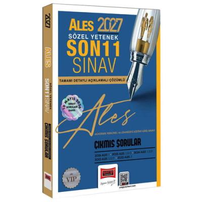 Yargı Yayınları 2027 ALES Sözel Yetenek Son 11 Sınav Tamamı Çözümlü Çıkmış Sorular
