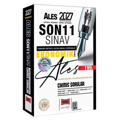 Yargı Yayınları 2027 ALES Sayısal-Sözel Yetenek Son 11 Sınav Çıkmış Sorular (Ekonomik Seri)