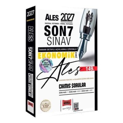 Yargı Yayınları 2027 ALES Sayısal-Sözel Yetenek Son 7 Sınav Çıkmış Sorular (Ekonomik Seri)