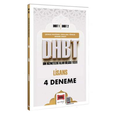 Yargı Yayınları DHBT 1 - DHBT 2 Lisans 4 Deneme Sınavı