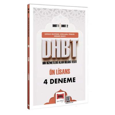 Yargı Yayınları DHBT 1 - DHBT 2 Ön Lisans 4 Deneme Sınavı