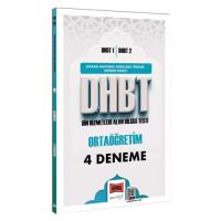 Yargı Yayınları DHBT 1 - DHBT 2 Ortaöğretim 4 Deneme Sınavı